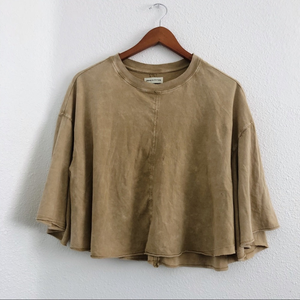 Urban Outfitters Batwing Loose Artistic Crop Top