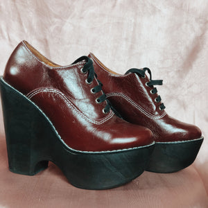 Rare Jeffrey Campbell Maroon Booties