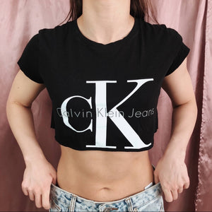 Calvin Klein Black Crop Top