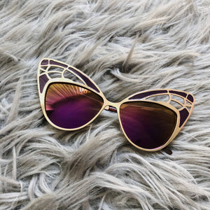 Vintage Butterfly Retro Lens Sunnies